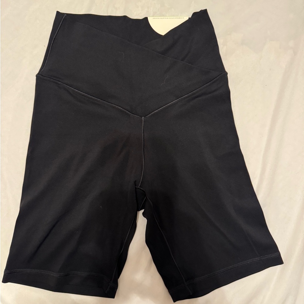 Women's Black High-Waisted Shorts